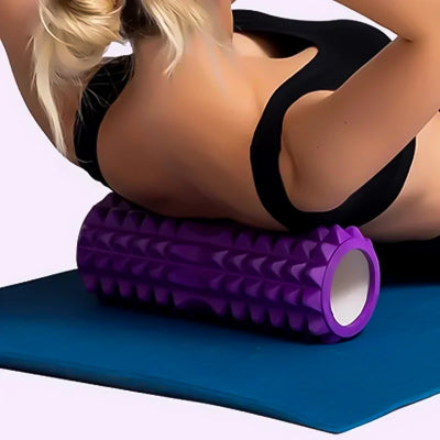foam roller maxrelax colonne creuse qui s'adapte parfaitement a votre anatomie