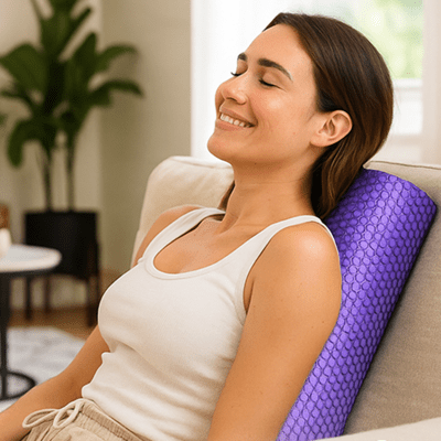 Foam Roller MuscleEase — en utilisation fasciite plantaire sport sportif | Approche Sport