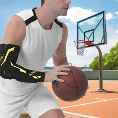 Manchon Bras Coude – Tennis Elbow, Épicondyli — detail technique compression sportive