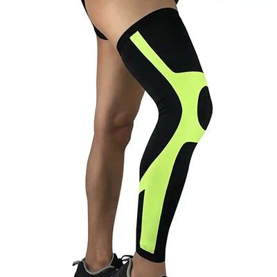 manchon de compression mollet haute performance vert