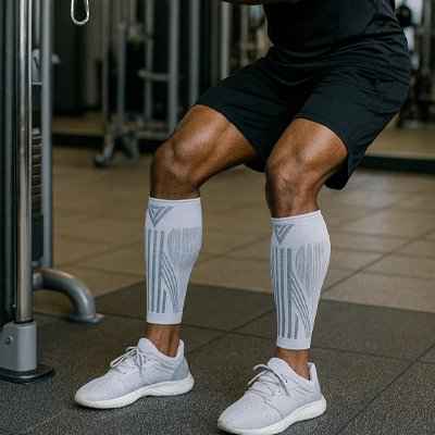 Manchon Mollet Relief Actif – Crampes &amp; Préve — en utilisation fasciite plantaire sport sportif