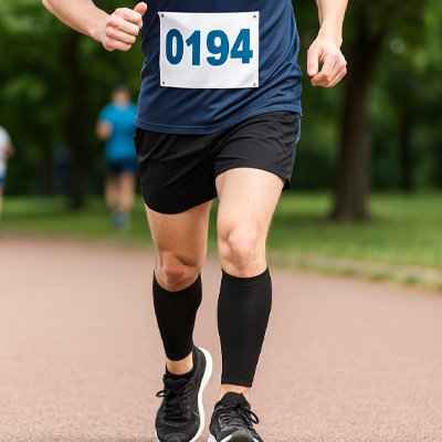 Manchon Mollet Sport Recovery – Récupération — en utilisation fasciite plantaire sport sportif