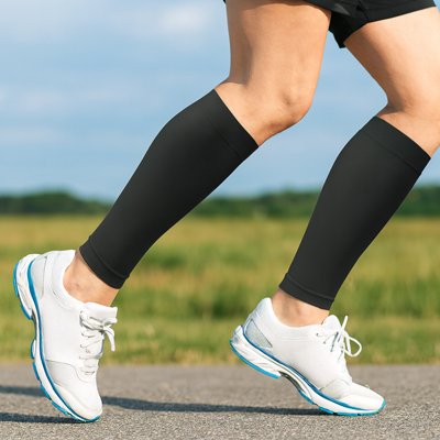 manchon de compression mollet sport recovery qui réduit la fatigue musculaire