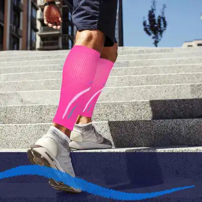 manchons de compression mollet performtech qui accélère la circulation sanguine