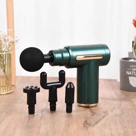 Pistolet de Massage DeepVibe Mini™ – Ultra-Si — en utilisation massage recuperation musculaire sportif