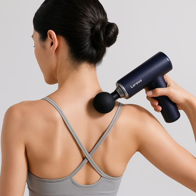 pistolet de massage prorelaxgun avec une batterie longue durée