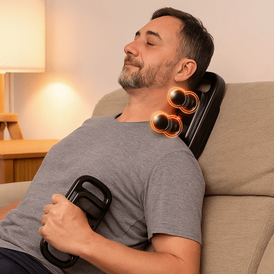 Pistolet de massage RelaxXpro — vue principale massage recuperation musculaire | Approche Sport