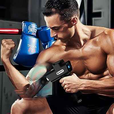 Pistolet Massage BoosterFitMax™ – Échauffemen — image 6/6 massage recuperation musculaire