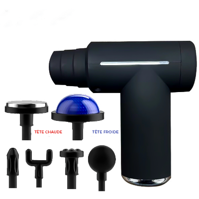pistolet masseur thermoflex pro couleur noir