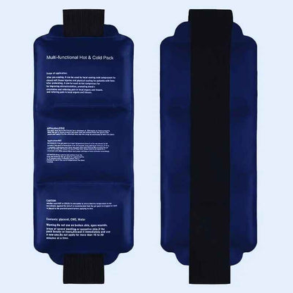 Poche de glace isotherme ThermaFlex™ bleu marine — enveloppe isotherme protection peau
