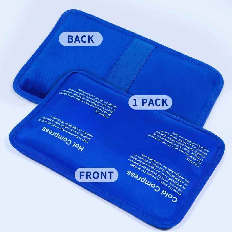 Poche gel réutilisable pour douleur intense — froid prolongé post-effort articulaire