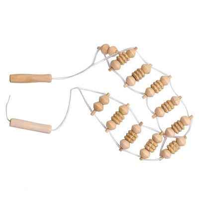 Rouleau de Massage en Bois – Drainage Lymphat — en utilisation massage recuperation musculaire sportif