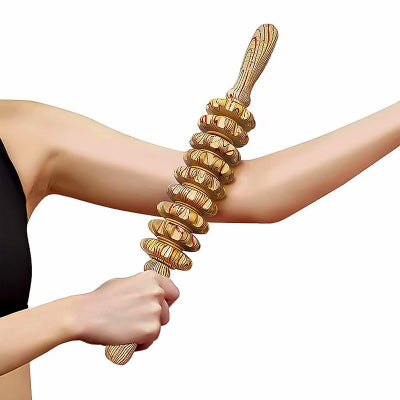 rouleau de massage rollzen qui stimule la circulation sanguine et lymphatique