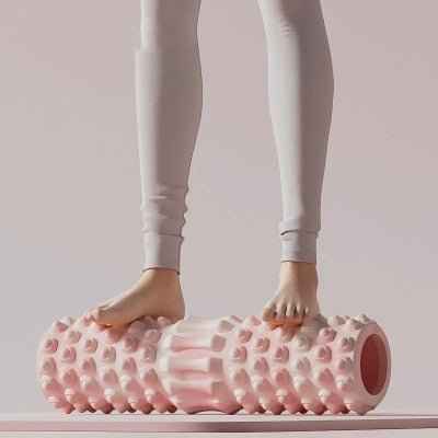 Rouleau en mousse — en utilisation massage recuperation musculaire sportif | Approche Sport