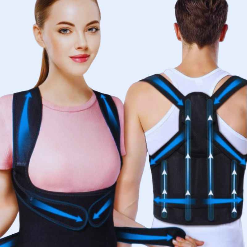 Correcteur de Posture Dos – Cyphose &amp; Scolios — vue supplementaire douleur dos lombaires