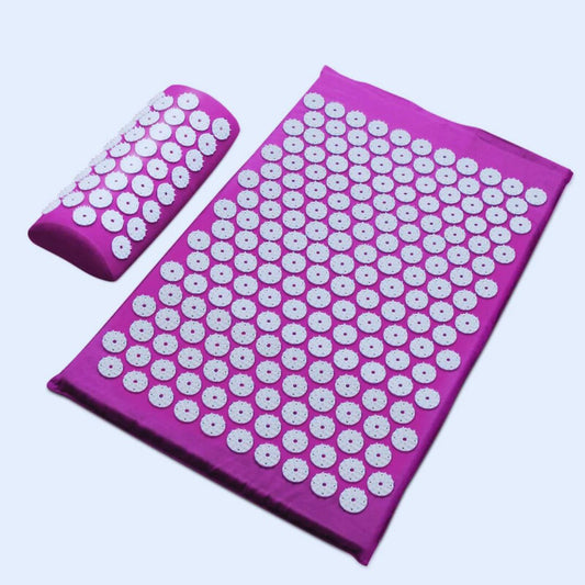 Tapis-d'acupression-ensemble-violet